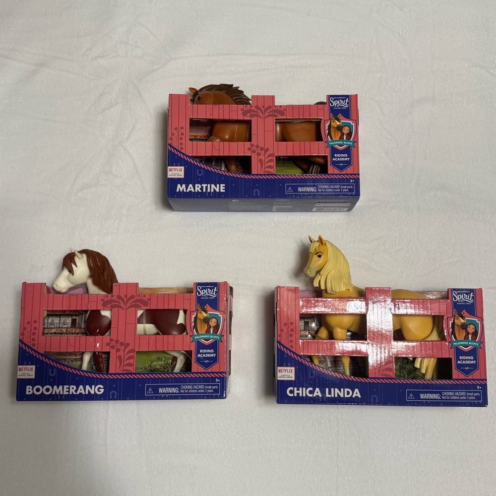Netflix Spirit Riding Untamed DreamWorks Bundle Boomerang-Martine-Chica Linda